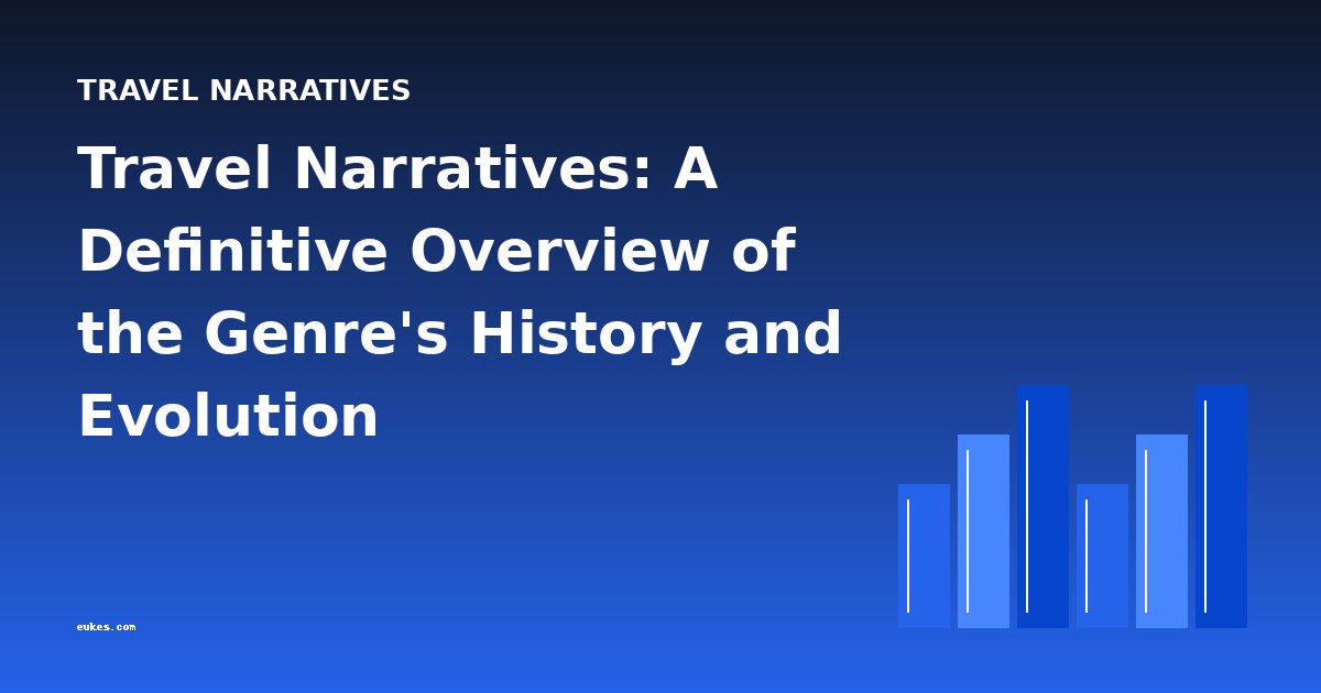 Travel Narratives: A Definitive Overview of the Genre's History and Evolution