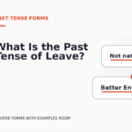 What Is the Past Tense of Leave?