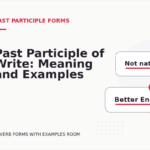 Past Participle of Write: Meaning and Examples