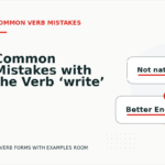 Common Mistakes with the Verb ‘write’