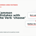 Common Mistakes with the Verb ‘choose’