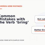 Common Mistakes with the Verb ‘bring’