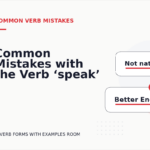 Common Mistakes with the Verb ‘speak’