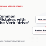Common Mistakes with the Verb ‘drive’